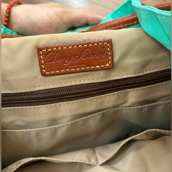 Dooney and Bourke Nylon Backpack Light Green - Picture 8 of 16